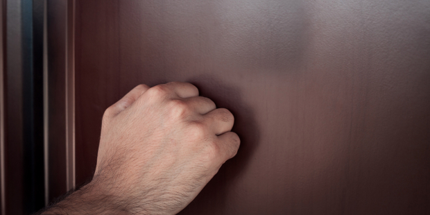 Web3 Hand Knocking Door Home House Dorm Dormitory Man Shutterstock