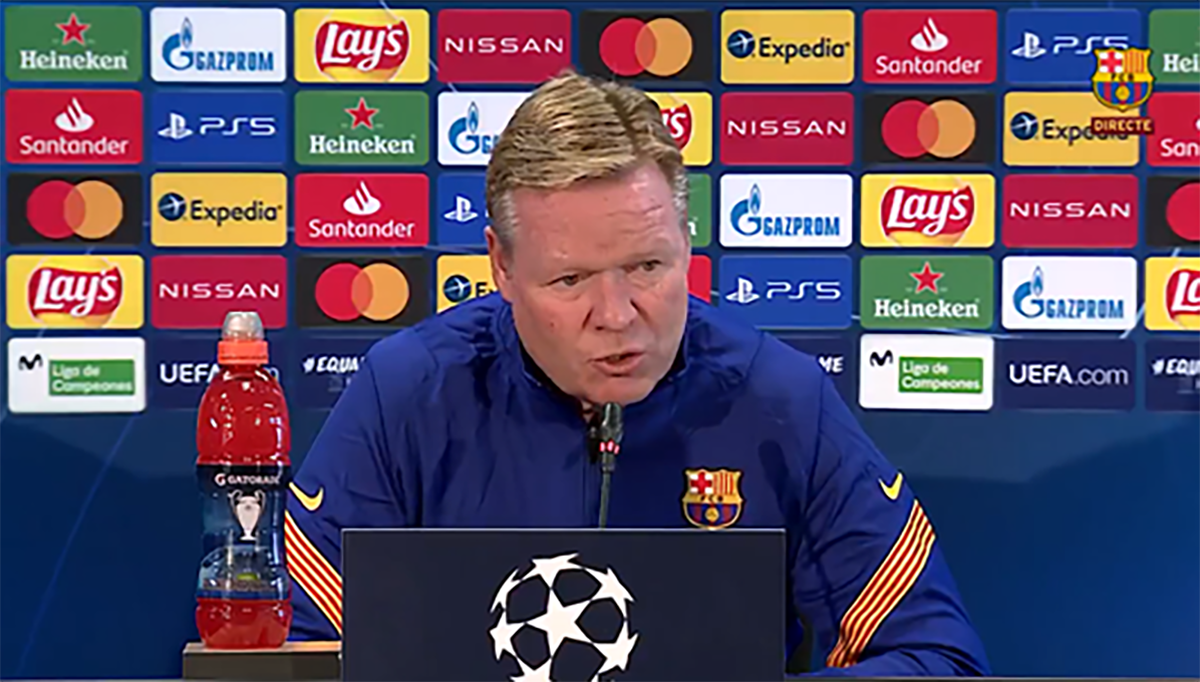 Ronald Koeman En Rueda De Prensa