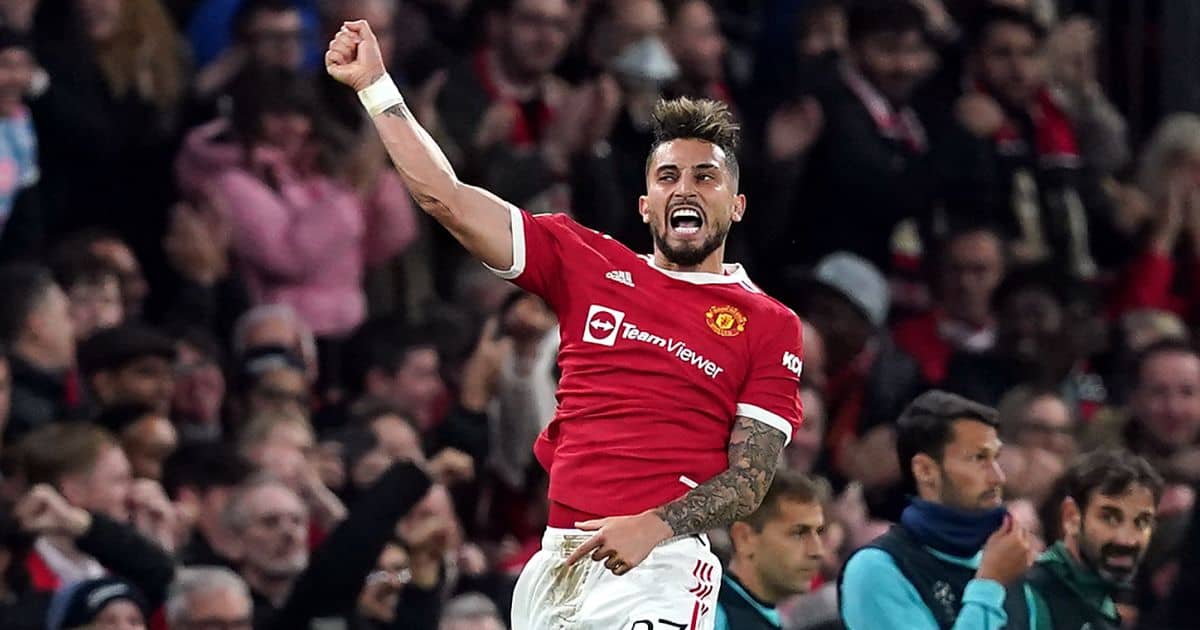 Alex Telles Man Utd Villarreal Goal