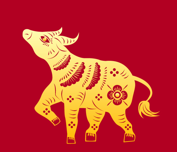 Cartoon Zodiac Silhouette On The Red Background