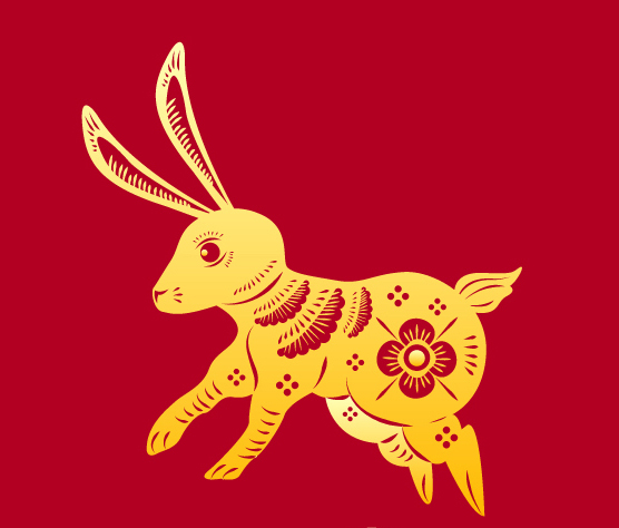 Cartoon Zodiac Silhouette On The Red Background