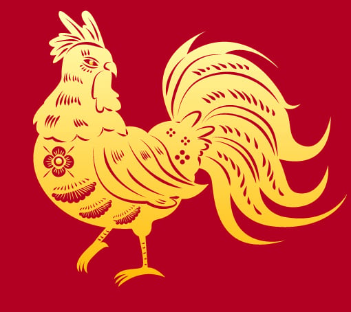 Cartoon Zodiac Silhouette On The Red Background