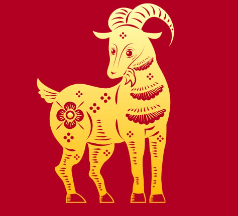 Cartoon Zodiac Silhouette On The Red Background