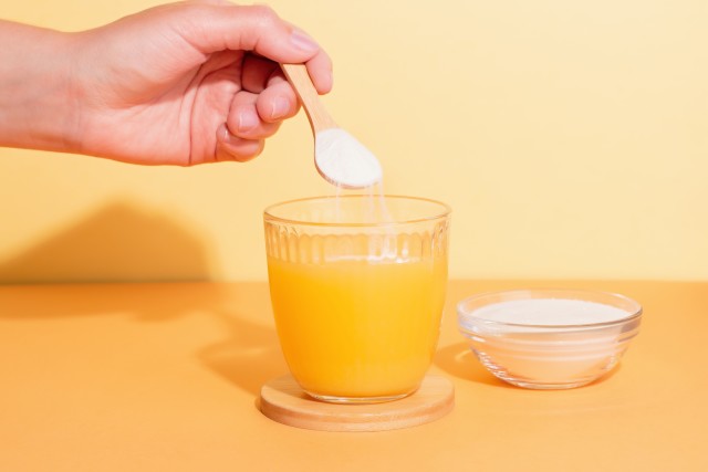 Stock Photo Powder Protein Beauty Care Orange Juice Hard Light Superfood Skincare Collagen Collagen Drink Ed635b9b 4dea 4e1e A660 D433a5d920a9