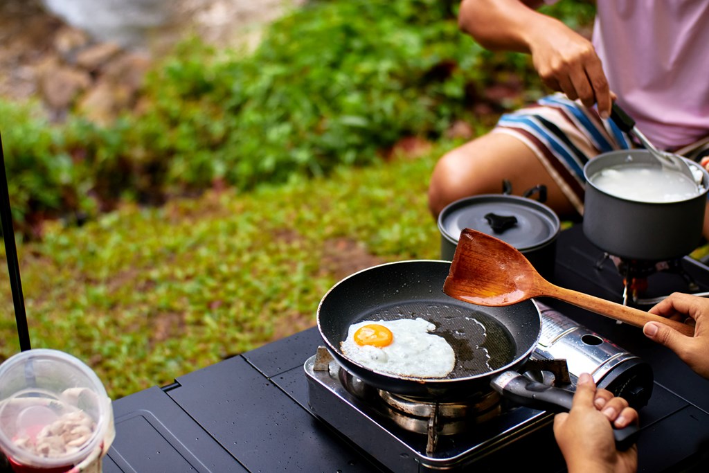 Cooking On A Camp Stove