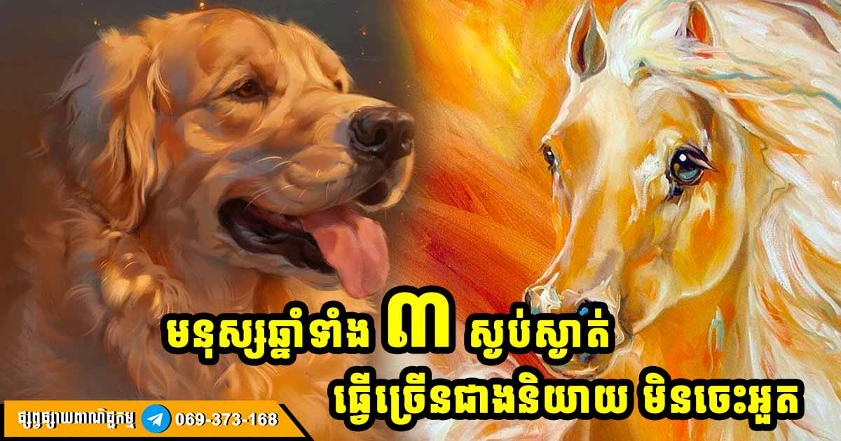 មនុស្សឆ្នាំទាំង ៣ មិនសូវចូលចិត្តនិយាយច្រើនទេ តែធ្វើការងារអស់ពីចិត្ត មានទំនួលខុសត្រូវខ្ពស់