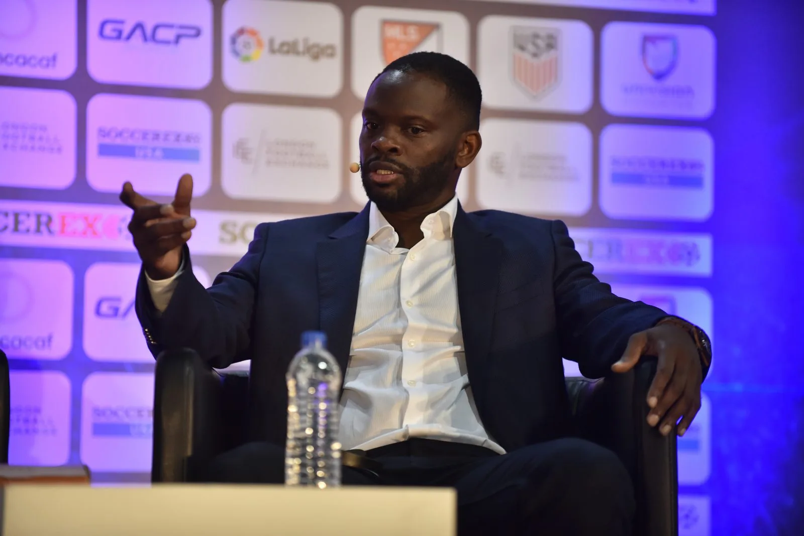 Louis Saha Soccerex Miami 2019 Scaled