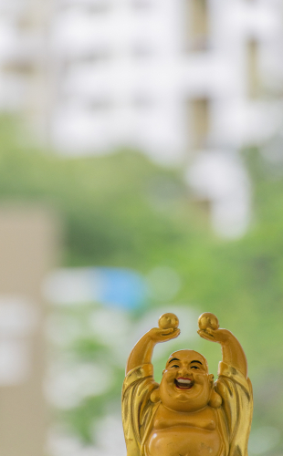 Minimal,Laughing,Buddha