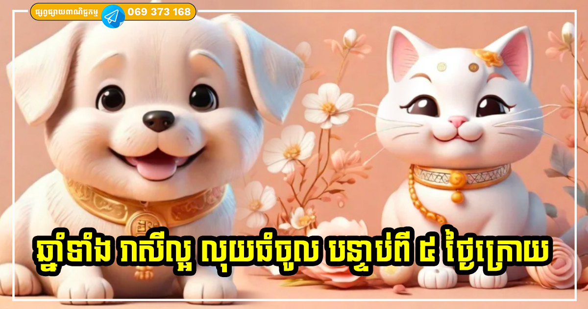 សប្ដាហ៍ក្រោយ! អ្នកឆ្នាំទាំង ៣ រាសីល្អខ្លាំង យីអ៊ុនឡើង សំណាងទាំងរឿងលុយកាក់ និងការងារ