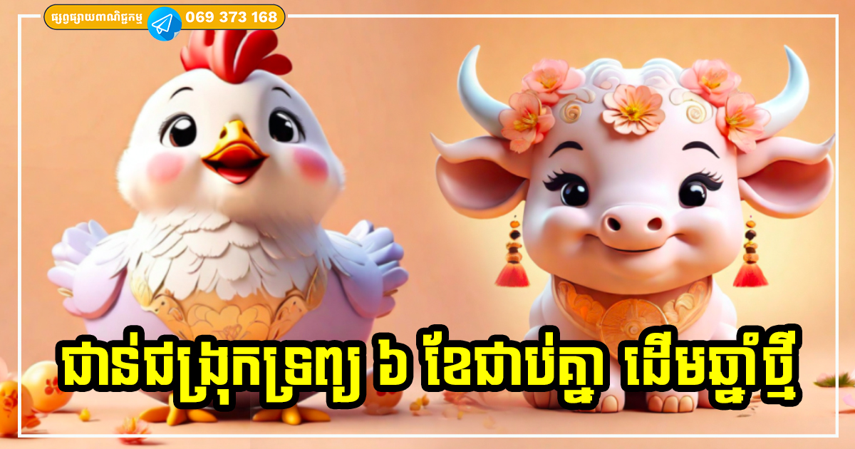 ៦ ខែដំបូងនៃឆ្នាំ ២០២៤! អ្នកឆ្នាំទាង ៤ នឹងជួបទេវតាទ្រព្យ នាំលាភសំណាង លុយកាក់មកឱ្យដល់មុខផ្ទះ