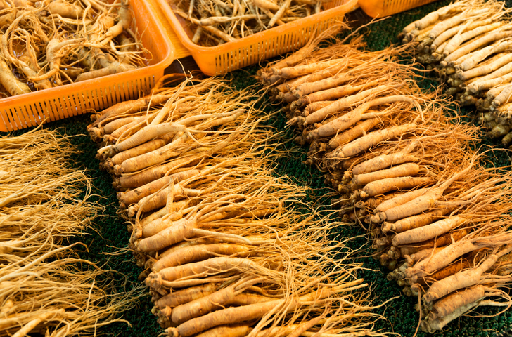 Ginseng Sell In Korean Market