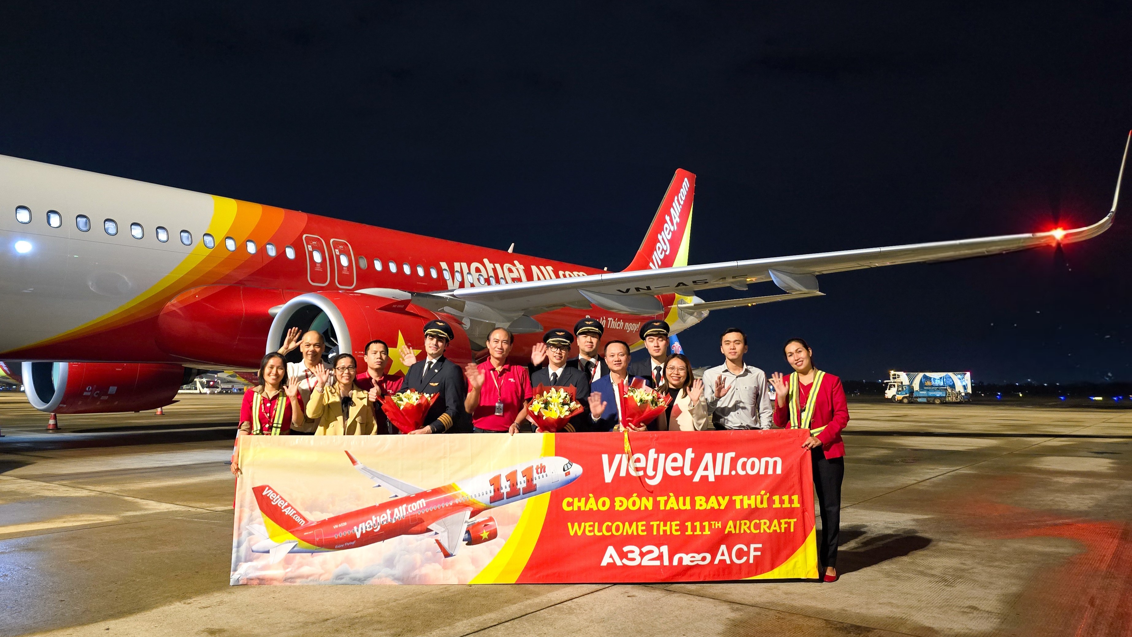 P4 Vietjet Welcomes The 111th Aircraft To Its Fleet